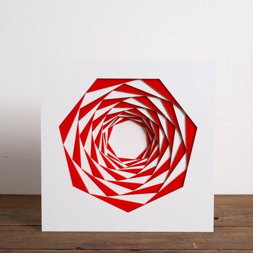 Gio Schiano - sculptuur, Red Vertigo - 30 cm -, Antiek en Kunst, Kunst | Designobjecten