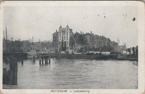 ROTTERDAM - Leeuwenbrug, Verzamelen, Ansichtkaarten | Nederland, Verzenden