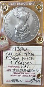 Isle of Man (Brits Kroonbezit). Elizabeth II. Crown 1980, Postzegels en Munten