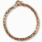 Gouden Link Chain armband 14K, Sieraden, Tassen en Uiterlijk, Armbanden, Verzenden, Nieuw, Goud, Goud