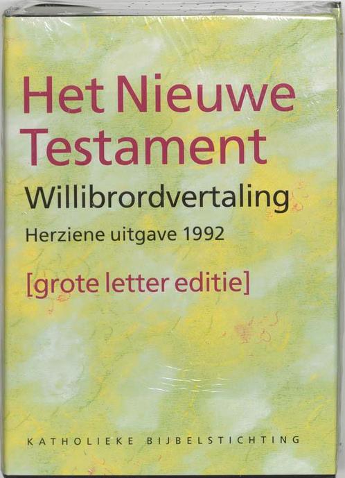 Bijbel het Nieuwe Testament Willibrordvertaling 1992 grote, Boeken, Godsdienst en Theologie, Zo goed als nieuw, Verzenden