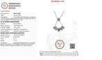 Halsketting - 14 karaat Witgoud - 3.64ct. tw. Aquamarijn -, Nieuw