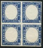 Koninkrijk Italië 1862 - Vittorio Emanuele II, 15 cent blauw, Gestempeld