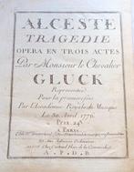 Christoph Wilibald Gluck - Alceste, tragédie opéra en trois