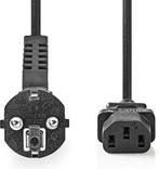 Stroomkabel - Type F (CEE 7/7) Male - IEC-320-C13 - Gehoekt, Verzenden