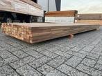 Ca. 85x  Guyana Teak regels geschaafd gevingerlast, 40x60, Nieuw