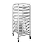 GGM Gastro | Rvs Dienbladwagen - voor 15 dienbladen - EN |, Verzenden