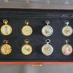 Brand Unknown - 8x Relojes de Época bañados en oro y plata, Antiek en Kunst