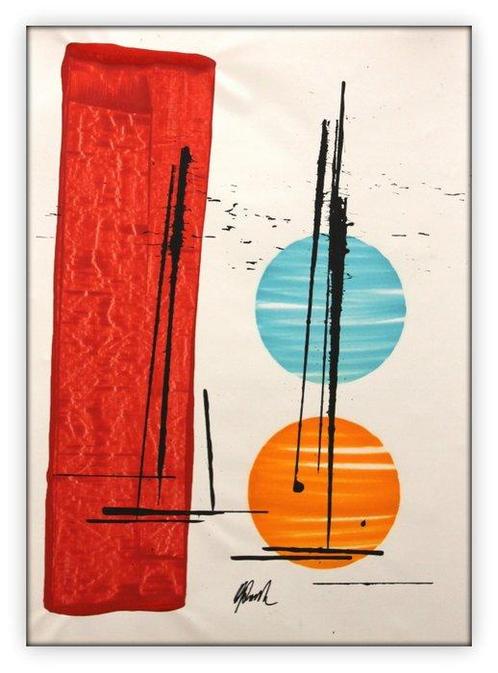 Giuseppe Panzica - Volume 2767 (Rosso), Antiek en Kunst, Kunst | Schilderijen | Modern