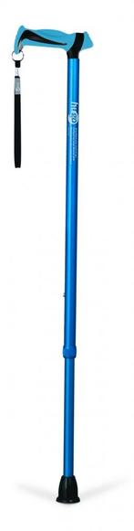 Hugo wandelstok Derby handvat kleur blauw aqua, Ophalen of Verzenden, Nieuw