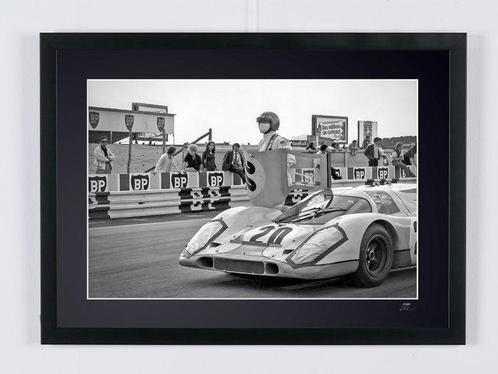 Le Mans 1971 - Steve McQueen - On Set - Fine Art Photography, Verzamelen, Film en Tv