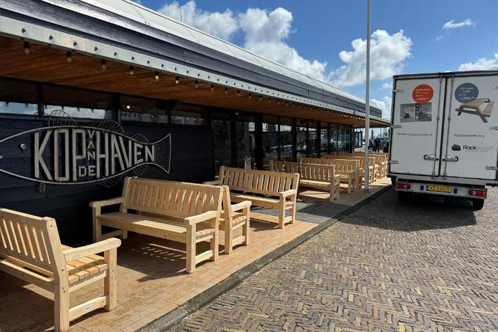 Rockwood® Tuinbank Massief Grenen 2.00m, Tuin en Terras, Tuinsets en Loungesets, Nieuw, Hout, Ophalen of Verzenden