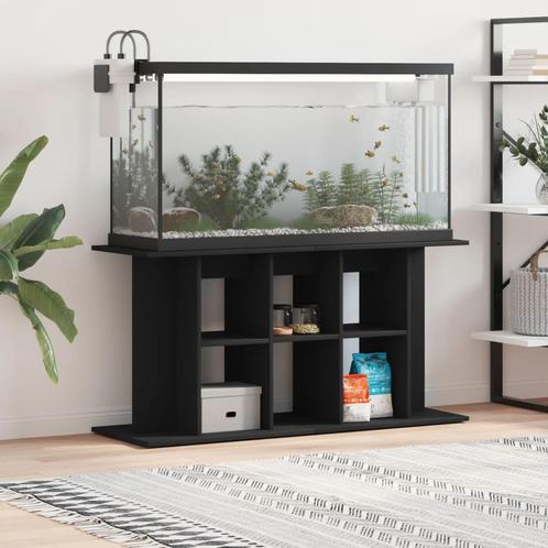 vidaXL Aquariumstandaard 120x40x60 cm bewerkt hout zwart, Dieren en Toebehoren, Overige Dieren-accessoires, Nieuw, Verzenden