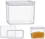 Keuken opslag voorraad bakjes transparant met deksel van 2.2, Huis en Inrichting, Keuken | Keukenbenodigdheden, Ophalen of Verzenden