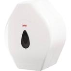 Jumbo toiletrol dispenser kunstof wit, Verzenden