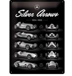 Mercedes silver arrows reclamebord, Ophalen of Verzenden, Nieuw