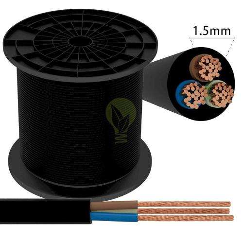 H05VV-F Installatiekabel | 3 x 1,5mm aders | zwart, Doe-het-zelf en Verbouw, Elektra en Kabels, Kabel of Snoer, Nieuw, Ophalen of Verzenden