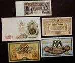 Rusland. - 5 banconote - various dates  (Zonder