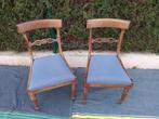 Stoel (2) - Mahonie, Walnoot - 2 Directoire-stijl stoelen