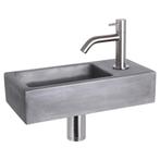 Differnz Ravo fonteinset beton donkergrijs - kraan gebogen, Verzenden, Nieuw