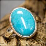 Natuurlijke turquoise ring van 925 zilver, Arizona, 46,7 ct-