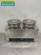 RVS Hotpot Hot Pot bain marie 2 x 5 liter 230V Horeca, Ophalen of Verzenden, Nieuw zonder verpakking