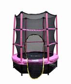 Trampoline - 140 cm - met veiligheidsnet - roze, Kinderen en Baby's, Speelgoed | Buiten | Trampolines, Nieuw, Ophalen of Verzenden