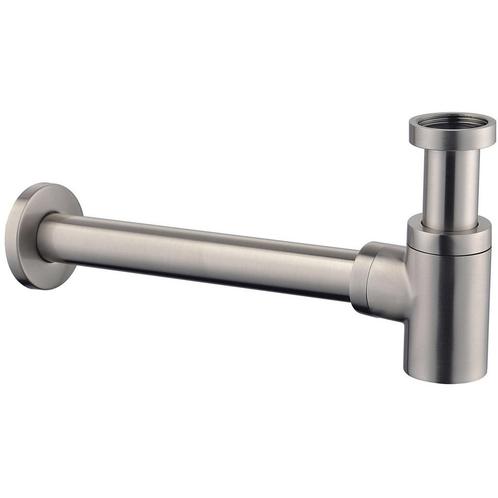 Wiesbaden Star Sifon - Laag - 5/4inch x 32mm - Geborsteld, Doe-het-zelf en Verbouw, Sanitair, Nieuw, Ophalen of Verzenden