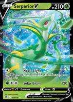 Serperior V 007/195 Silver Tempest, Hobby en Vrije tijd, Verzamelkaartspellen | Pokémon, Losse kaart, Nieuw, Foil, Ophalen of Verzenden