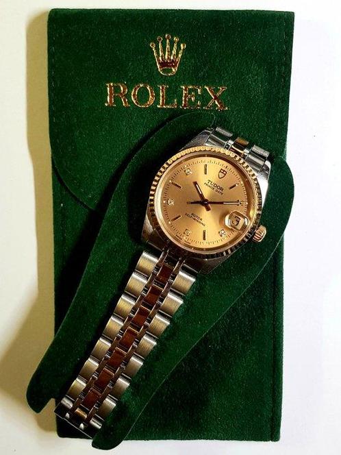 Tudor - Prince Date - GOLD DIAMOND DIAL - Zonder, Sieraden, Tassen en Uiterlijk, Horloges | Antiek