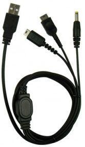 2-Tech NDS Lite/NDS/PSP 3 In 1 USB Oplaadkabel-Standaard, Computers en Software, Pc- en Netwerkkabels, Nieuw, Ophalen of Verzenden