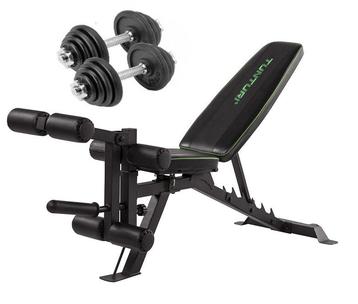 Tunturi UB60 + 2x Dumbellset 15KG beschikbaar voor biedingen