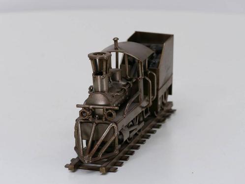 Metalen locomotief met sleeptender, lengte 25 cm. breedte..., Hobby en Vrije tijd, Modelbouw | Overige, Gebruikt, Ophalen of Verzenden