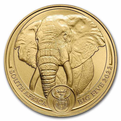 Gouden Big Five Elephant serie 2 - 1 oz 2022, Postzegels en Munten, Munten | Afrika, Losse munt, Goud, Zuid-Afrika, Verzenden