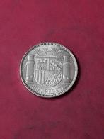 Spanje. 1 Peseta plata Republica Española 1933*34 (Zonder