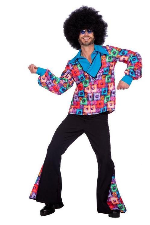 Jaren 70 Kostuum Geblokt Kleuren, Kleding | Heren, Carnavalskleding en Feestkleding, Nieuw, Ophalen of Verzenden