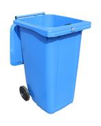Afvalcontainer met ingebouwd driekantslot 240 liter blauw -, Huis en Inrichting, Verzenden, Nieuw