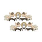 een paar gietijzeren jashaken met engelen (Interieur), Antiek en Kunst, Verzenden