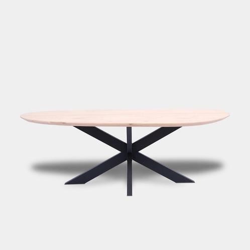 Tafel organisch eikenhout - Matrix XL - Onbehandeld, Huis en Inrichting, Tafels | Eettafels
