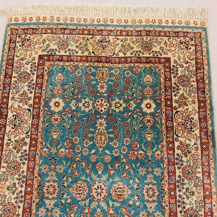 Tapijt - 126 cm - 77 cm - Zijden Hereke tapijt., Huis en Inrichting, Stoffering | Tapijten en Kleden