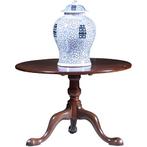 Verlaagde massief mahonie tilttop ca 1775  No301870, Antiek en Kunst, Antiek | Meubels | Tafels, Ophalen of Verzenden