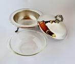 Serveerschaal - Large Silver Plated Covered Serving Dish