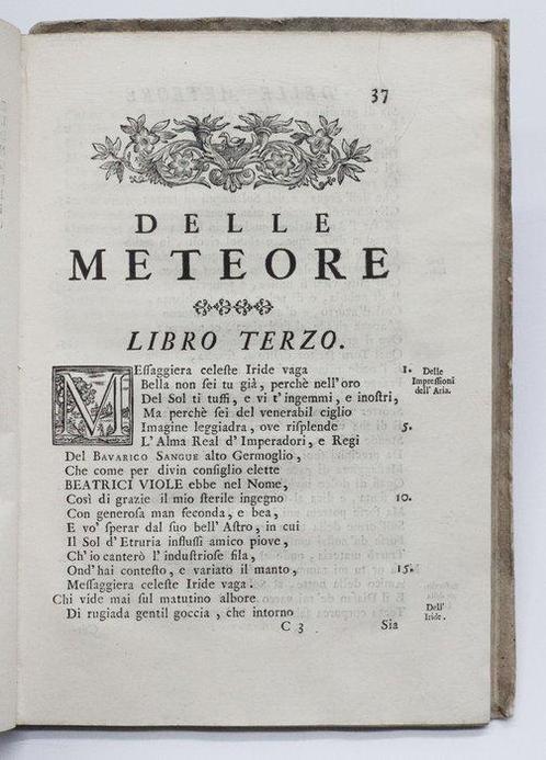Stecchi - Delle Meteore - 1726, Antiek en Kunst, Antiek | Boeken en Bijbels