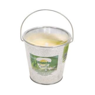 Citronella kaars | Gardalux | 10 x 10 cm (Metalen emmertje), Tuin en Terras, Buitenverlichting, Nieuw, Verzenden