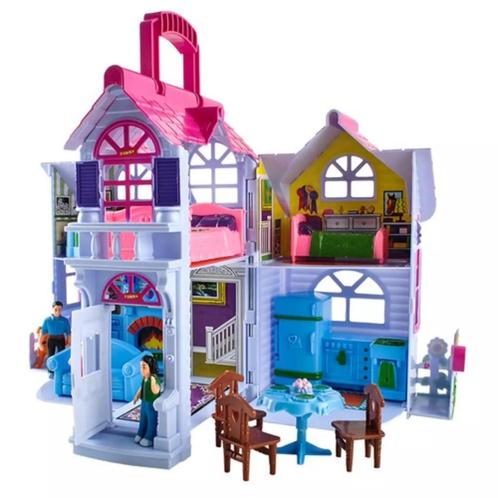 Kruzzel Opvouwbare Poppenhuis: Compact en Vol Speelplezier, Kinderen en Baby's, Speelgoed | Overig, Nieuw, Ophalen of Verzenden
