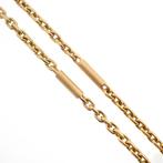 Gouden anker schakel ketting | 56 cm (gouden ketting), Sieraden, Tassen en Uiterlijk, Kettingen, Ophalen of Verzenden, Gebruikt