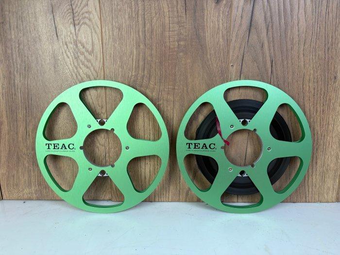 TEAC - Metal - 26 cm spoelen met tape - 1980, Audio, Tv en Foto, Radio's