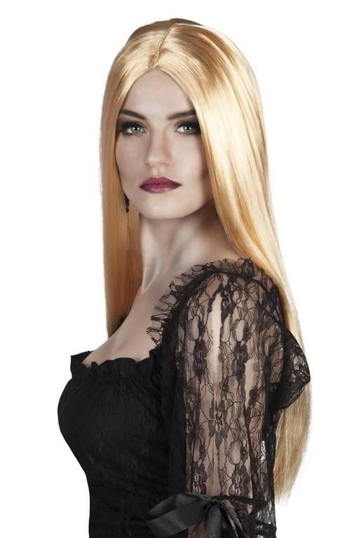 Gekleurde pruik - blond, Hobby en Vrije tijd, Feestartikelen, Nieuw, Verzenden