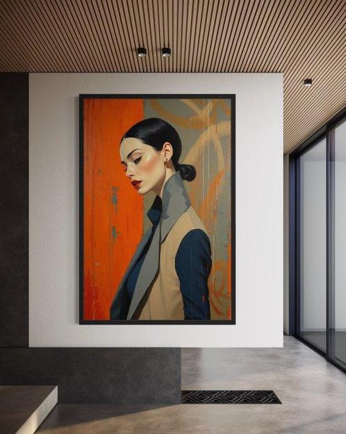 KAUGER (1972) - Gisèle Toile (XXL), Antiek en Kunst, Kunst | Schilderijen | Modern
