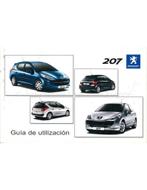 2007 PEUGEOT 207 INSTRUCTIEBOEKJE SPAANS, Auto diversen, Handleidingen en Instructieboekjes